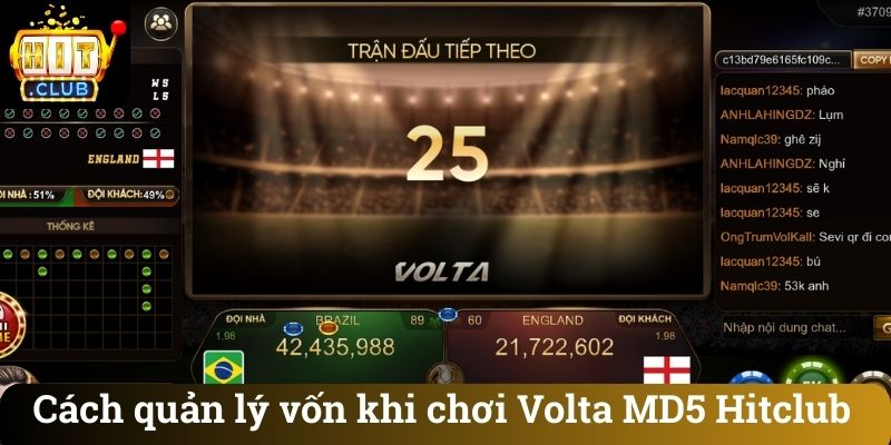 Cach quan ly von khi choi Volta MD5 Hitclub Cách quản lý vốn khi chơi Volta MD5 Hitclub