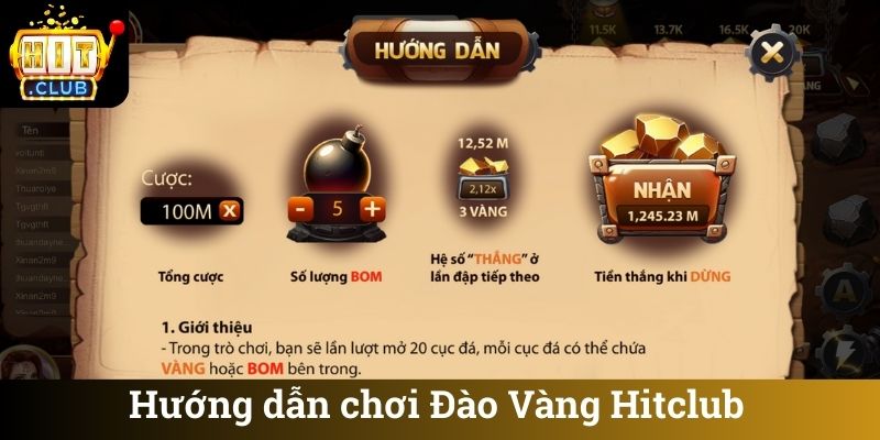 Huong dan choi Dao Vang Hitclub Hướng dẫn chơi Đào Vàng Hitclub
