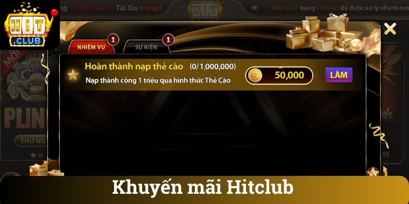 Khuyến mãi Hit club